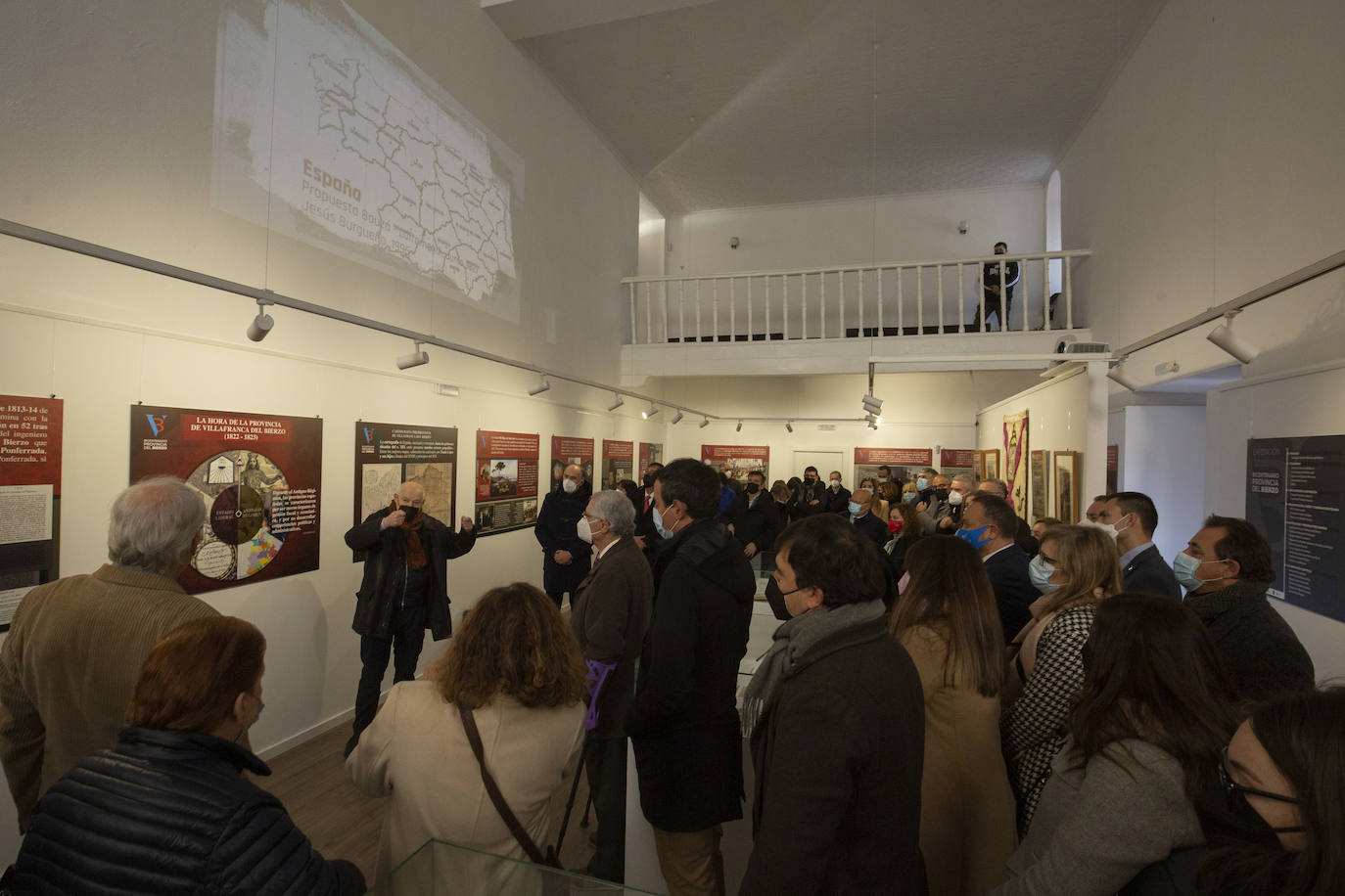 Acto conmemorativo del bicentenario de la Provincia del Bierzo. El acto ha contado con numerosos representantes institucionales que han hecho causa común en el reconocimiento a esta zona de la provincia de León. 