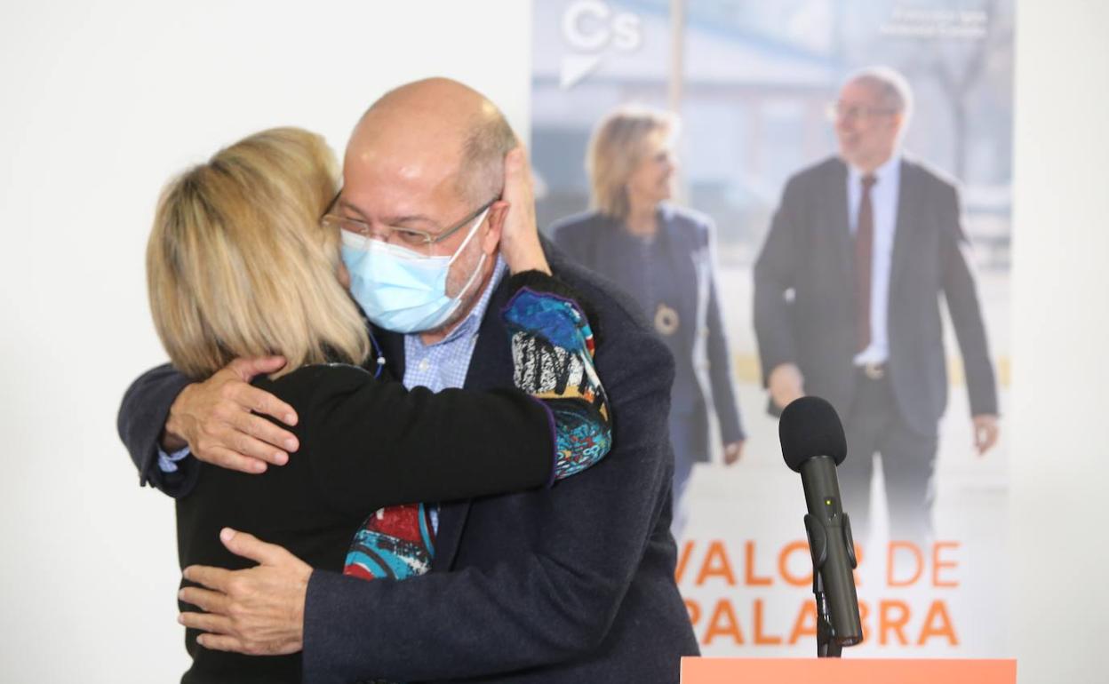 Inicio de la campaña de Ciudadanos con Igea, Inés Arrimadas y Begoña Villacís.