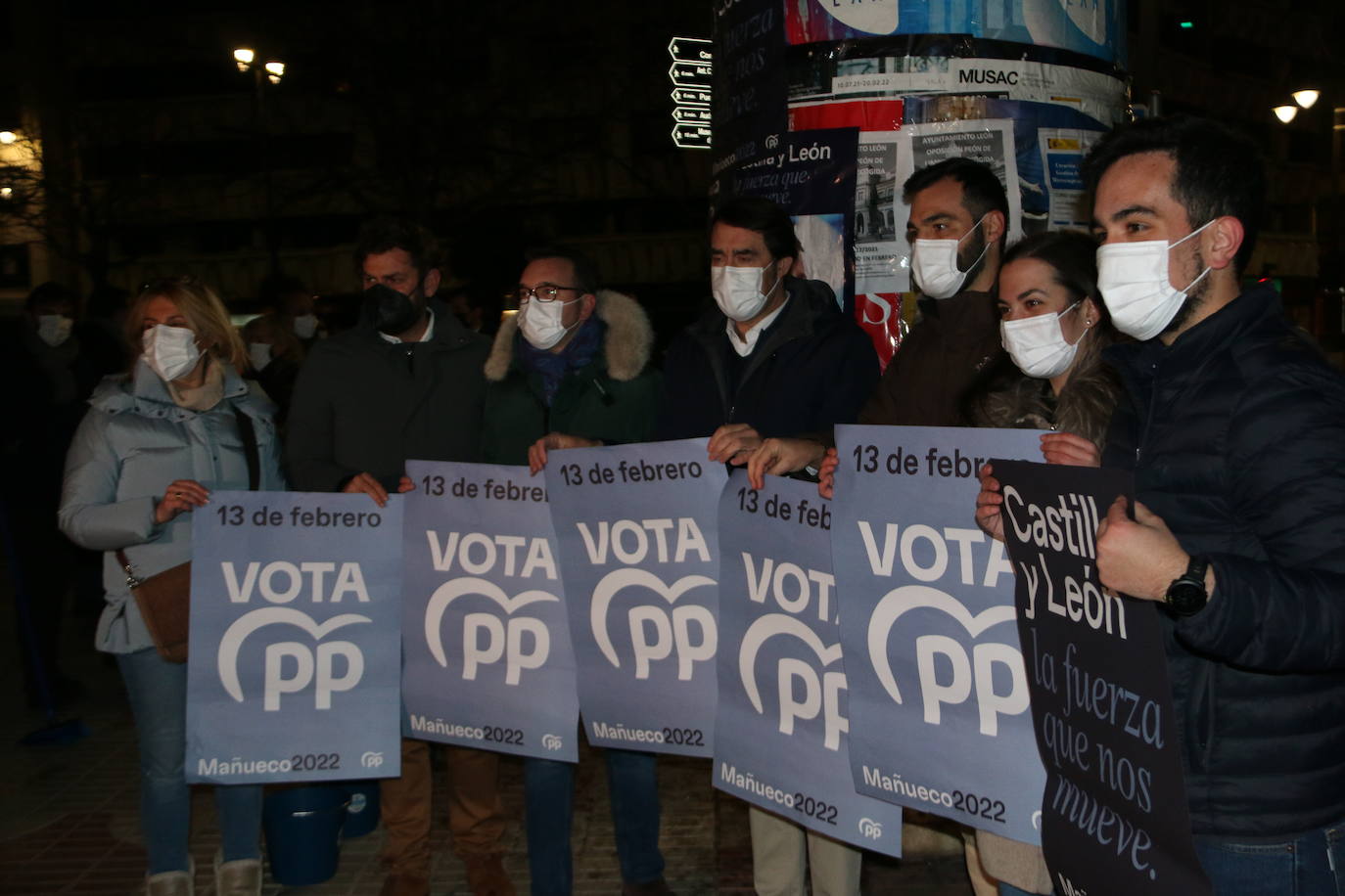 Los candidatos populares inician la campaña electoral a las Cortes de Castilla y León.