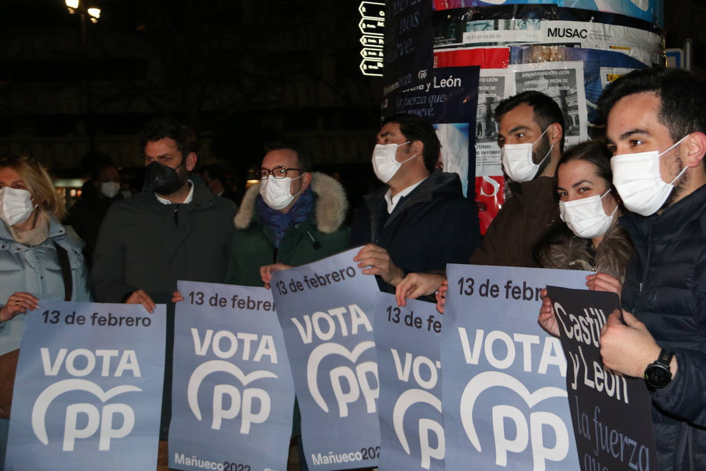 Los candidatos populares inician la campaña electoral a las Cortes de Castilla y León.