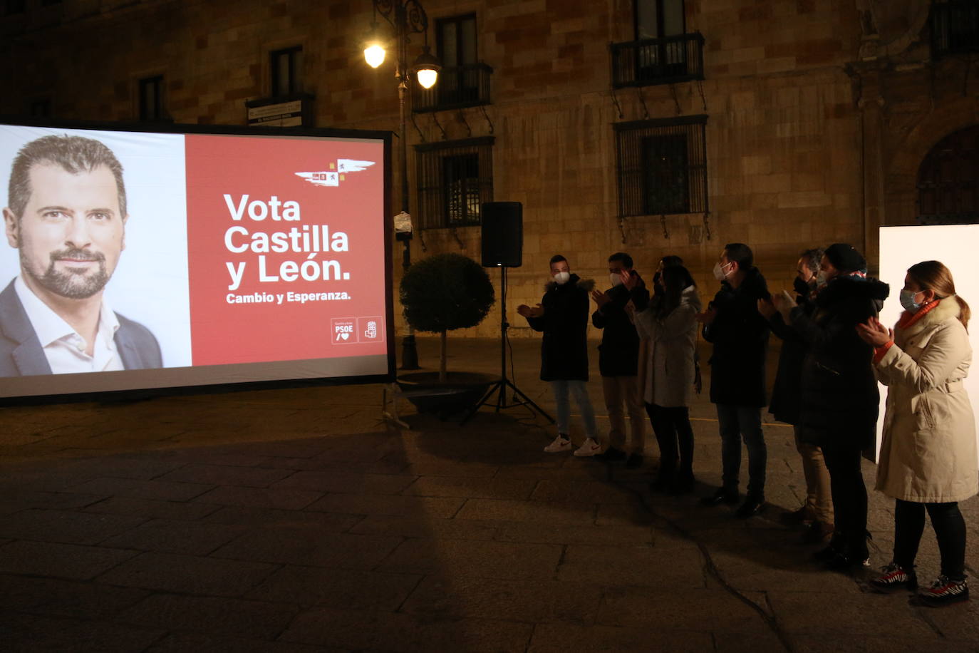 Los candidatos del PSOE inician la campaña electoral a las Cortes de Castilla y León.