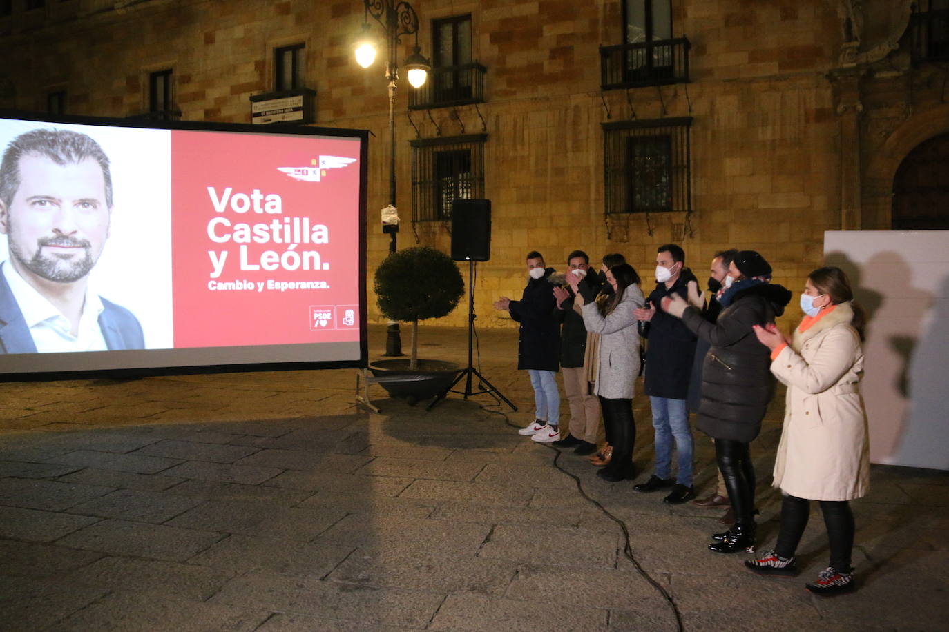 Los candidatos del PSOE inician la campaña electoral a las Cortes de Castilla y León.