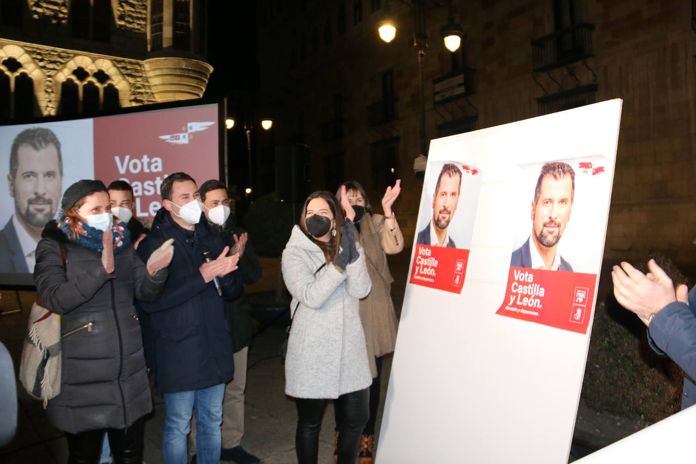 Los candidatos del PSOE inician la campaña electoral a las Cortes de Castilla y León.