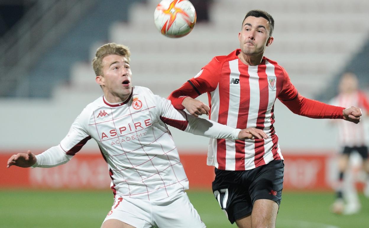 Rodri aspira a mantenerse en el once de Curro Torres tras anotar el tanto del triunfo en Lezama.