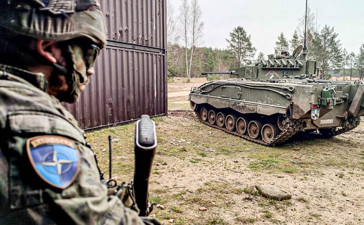 Cazas, buques, tanques y 800 militares españoles ante el desafío ruso