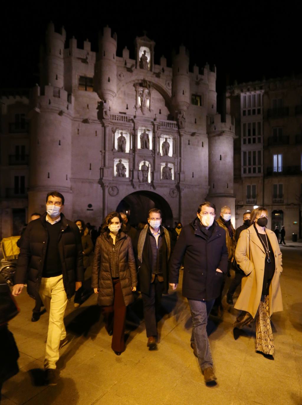 El Partido Popular visita Burgos en un acto de campaña. 