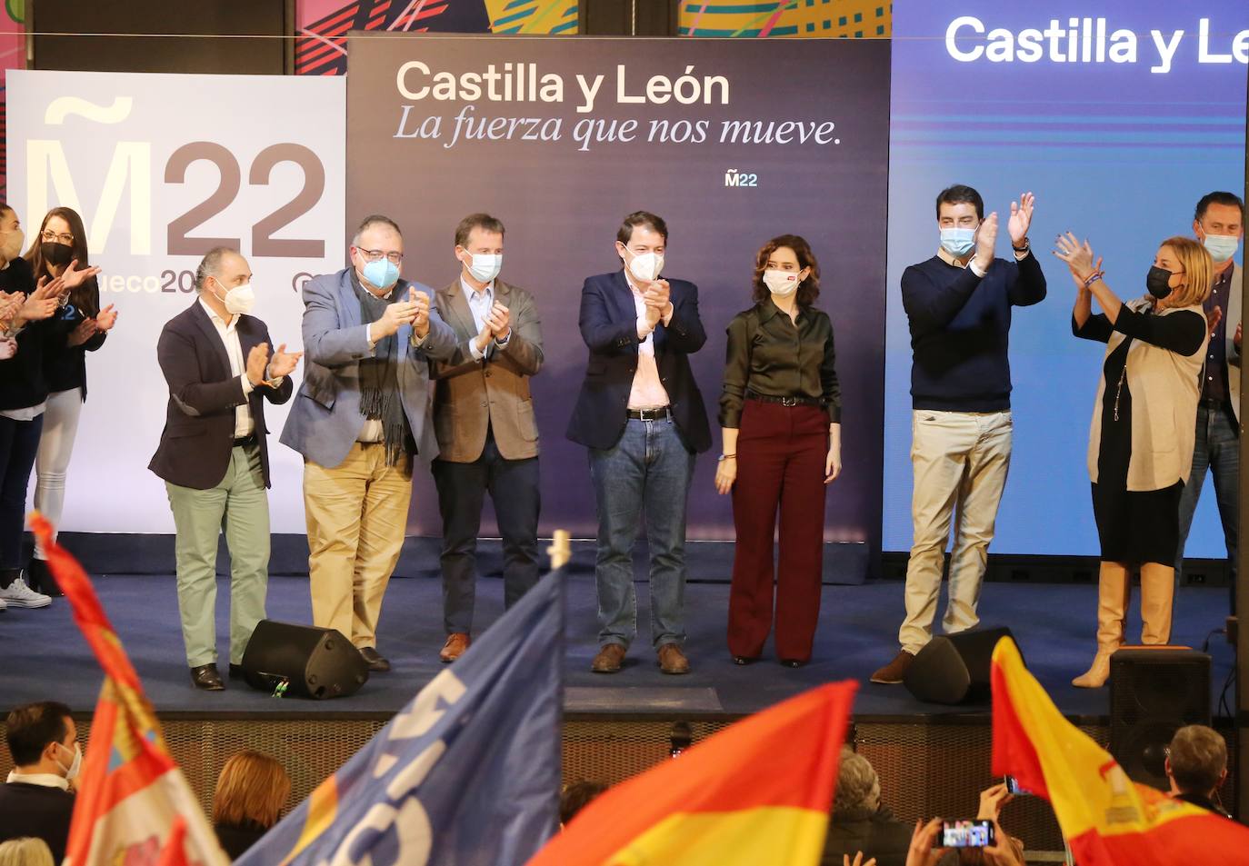 El Partido Popular visita Burgos en un acto de campaña. 