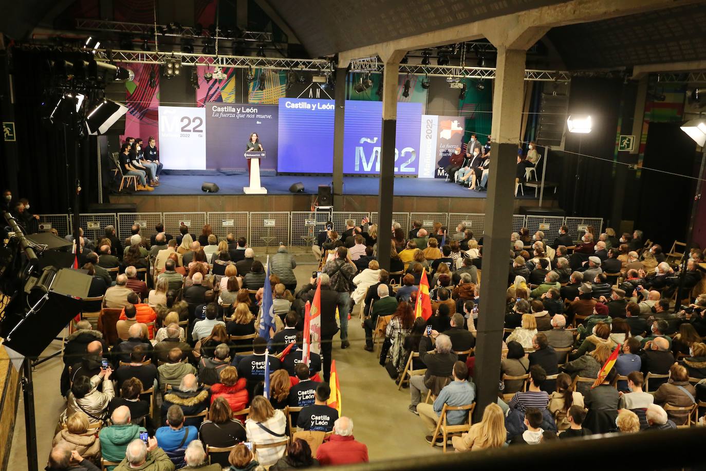 El Partido Popular visita Burgos en un acto de campaña. 