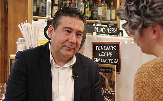 Luis Mariano Santos, durante la entrevista con leonoticias en el Ezequiel. 