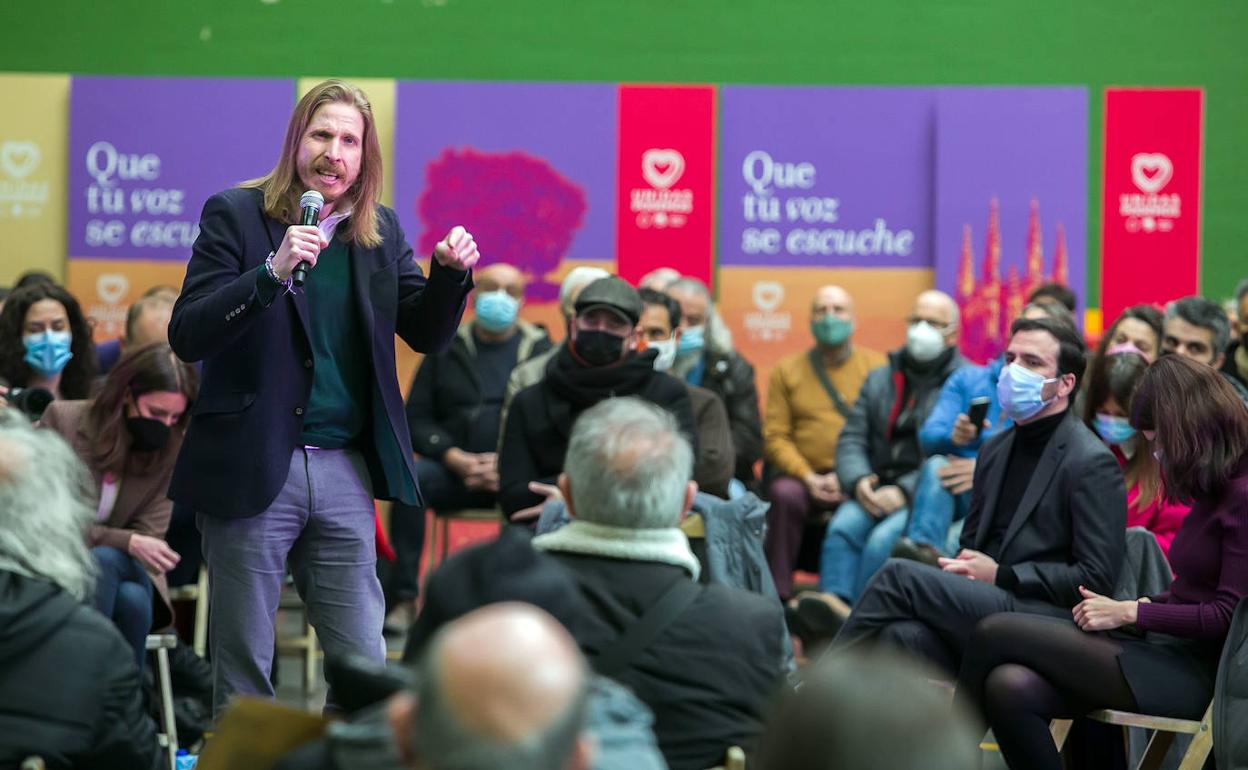 Pablo Fernández, candidato de Unidas Podemos a la Presidencia de la Junta.