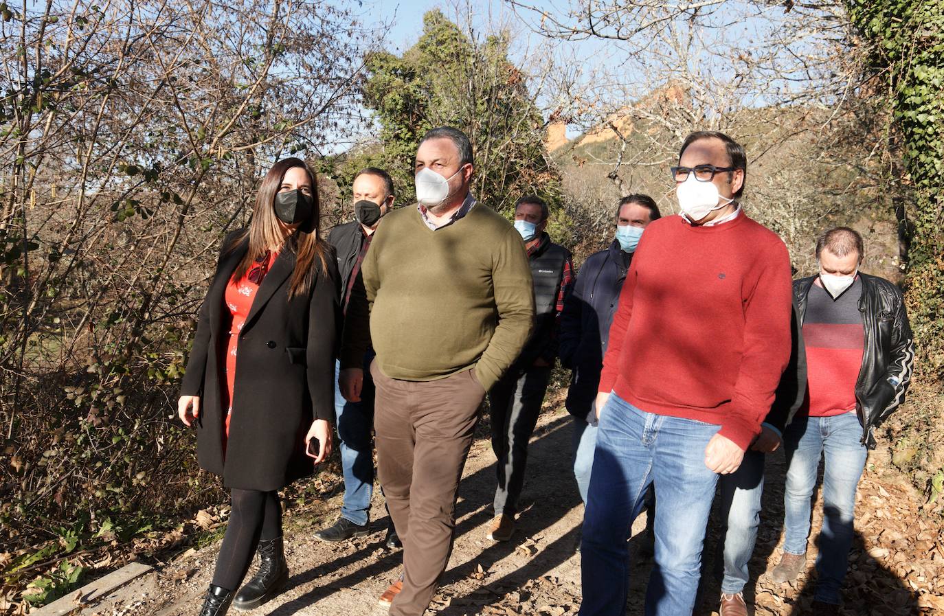 La candidatura del PSOE de León visita Las Médulas