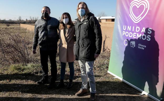 Galería. Ione Belarra y Pablo Fernández en Villaquilambre,