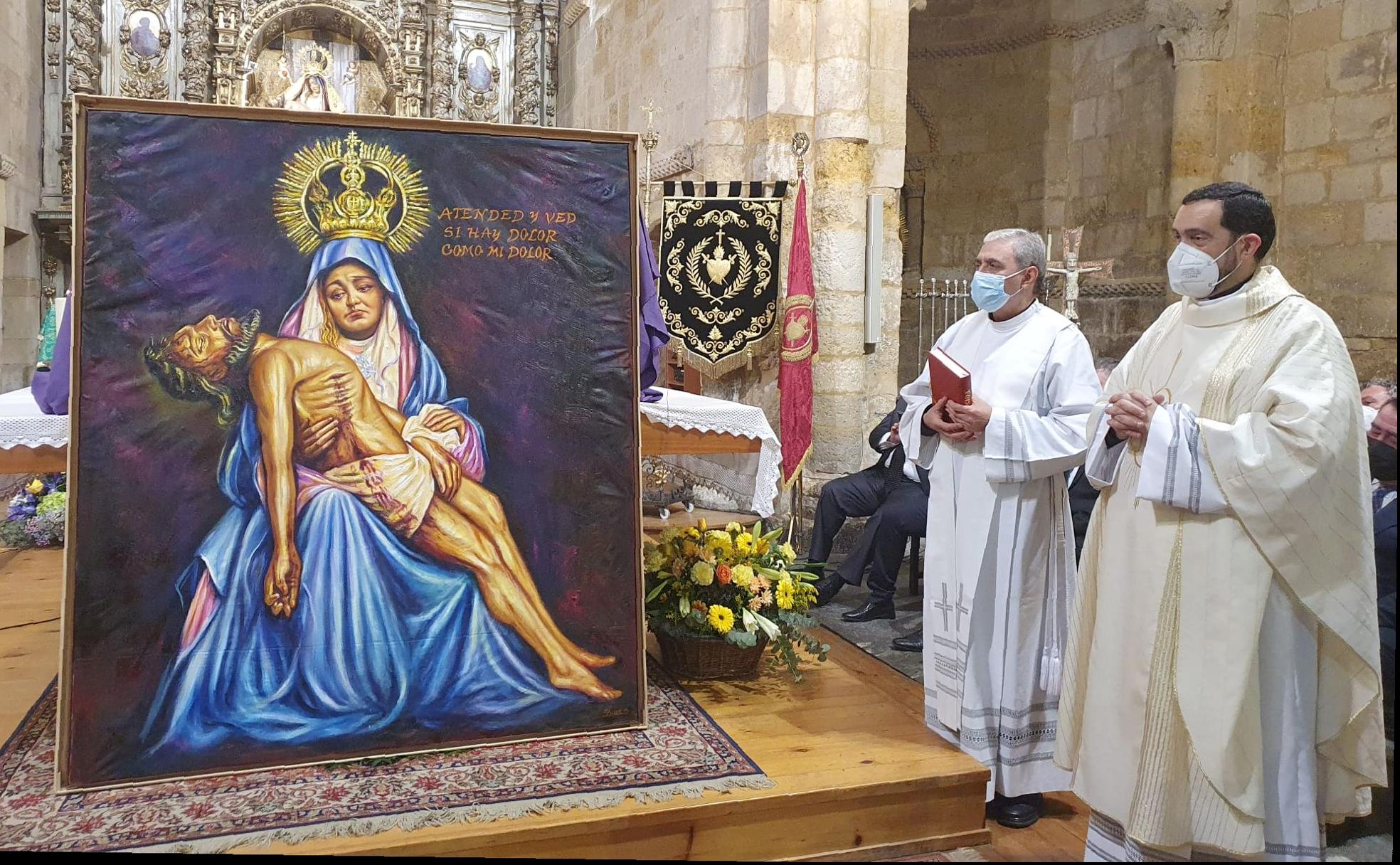 La Parroquia de Nuestra Señora del Mercado, antigua del Camino, ha celebrado este miércoles la fiesta anual de 'La Aparición'.