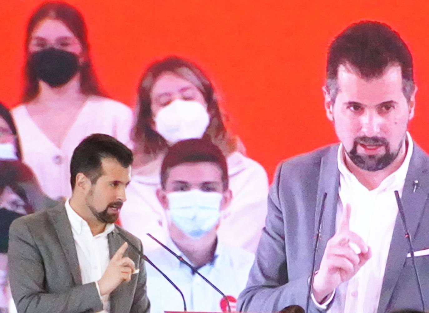 Cierre de campaña con la participación del secretario provincial del PSOE y alcalde de Valladolid, Óscar Puente; la cabeza de lista por la provincia, Patricia Gómez; el candidato a la Junta y el presidente del Gobierno y secretario general del PSOE, Pedro Sánchez.