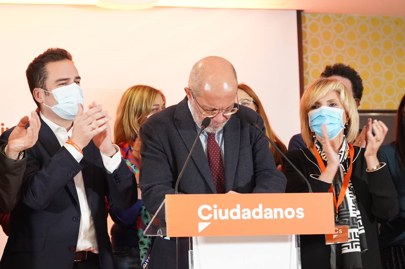 Comparecencia de Francisco Igea después de que Ciudadanos tan sólo logre un procurador.