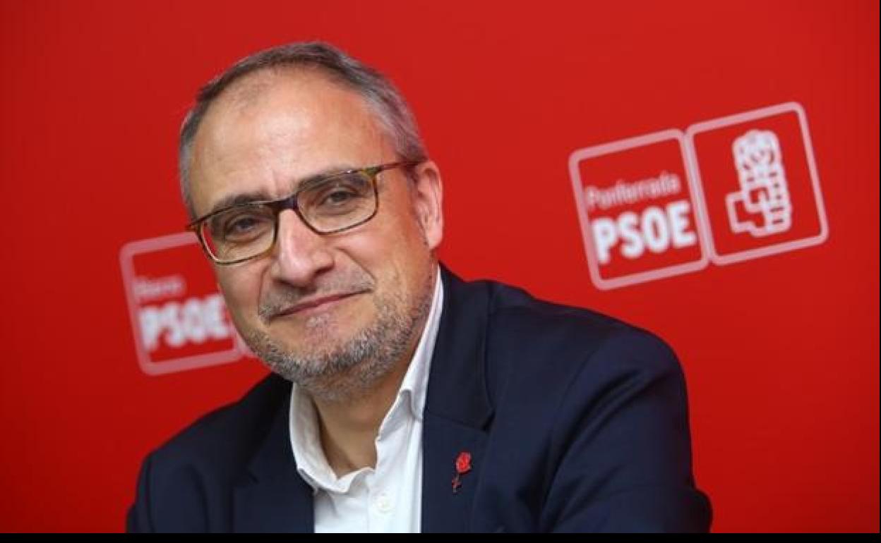 El secretario general del PSOE de Ponferrada, Olegario Ramón. 