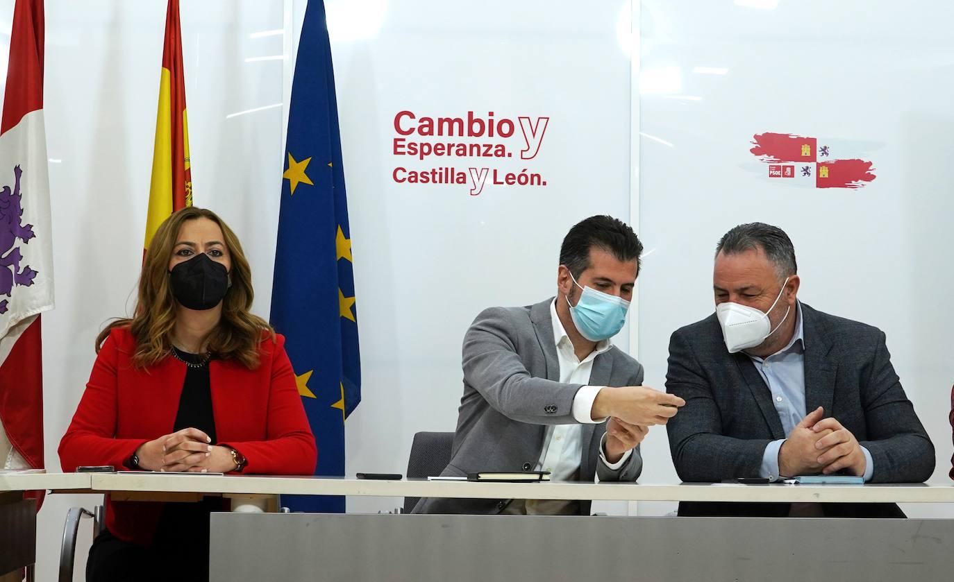 El secretario general del PSOE de Castilla y León, Luis Tudanca, preside el Consejo Territorial.