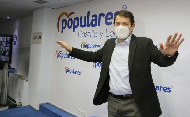 El presidente del PP de Castilla y León, Alfonso Fernández Mañueco, clausura la Junta Directiva Autonómica del Partido Popular de Castilla y León