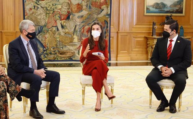 Letizia Ortiz continua con la agenda de la Casa Real.