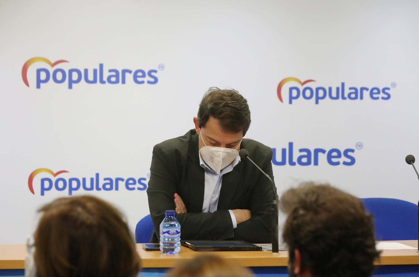 El presidente del PP de Castilla y León, Alfonso Fernández Mañueco, clausura la junta directiva autonómica del Partido Popular de Castilla y León. 