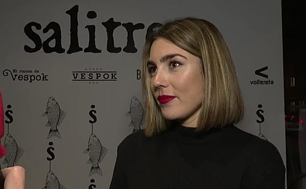 Anna Ferrer en un acto.