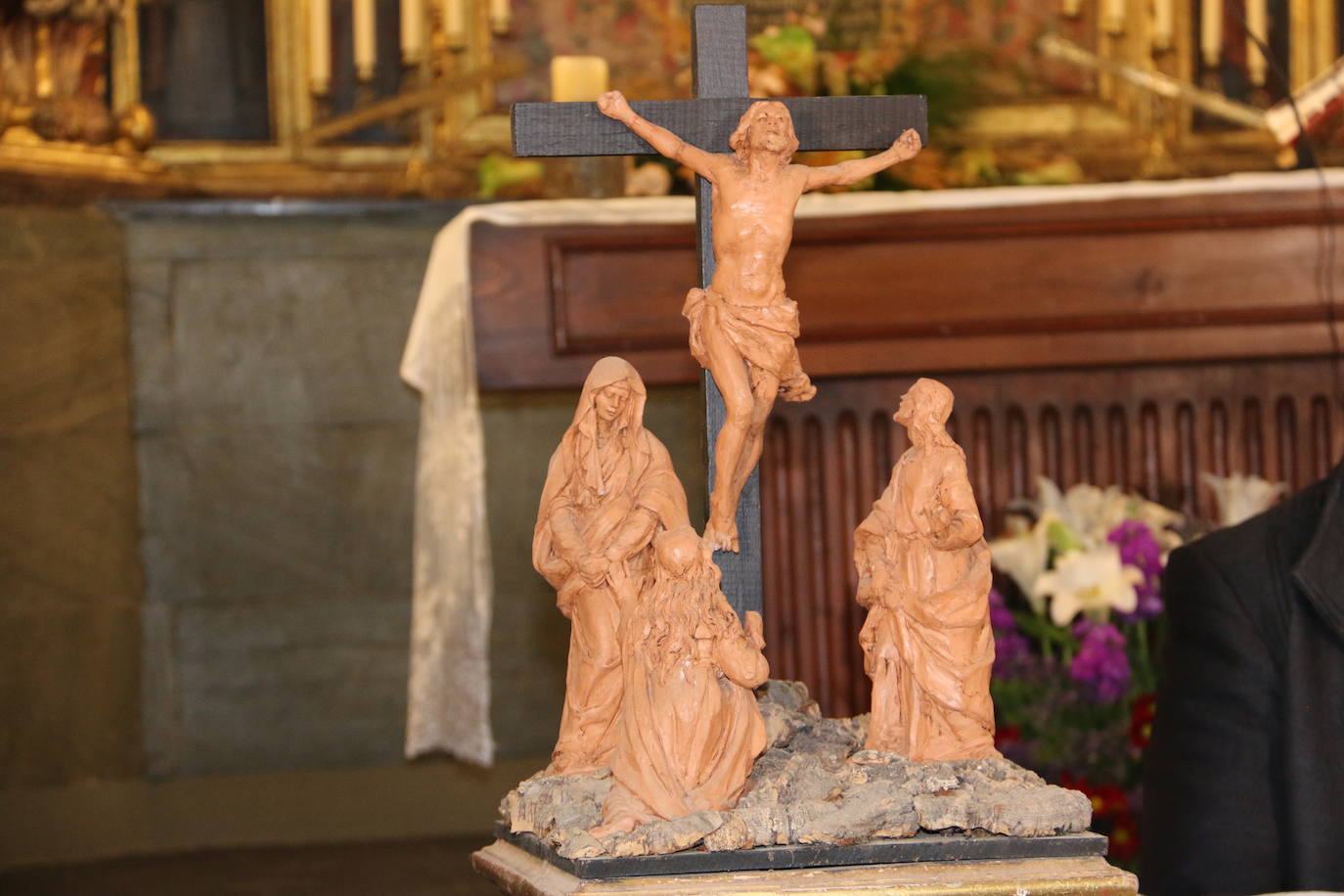 Presentación del nuevo paso en la Iglesia de Santa Nonia. 