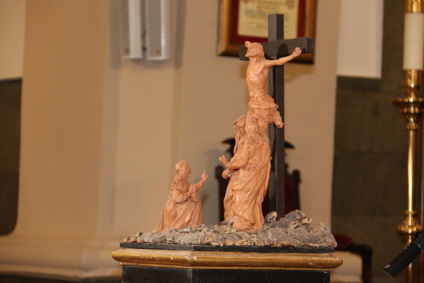 Presentación del nuevo paso en la Iglesia de Santa Nonia. 