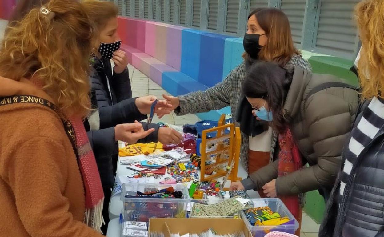 Una de las actividades organizadas por el centro con motivo de la semana solidaria.