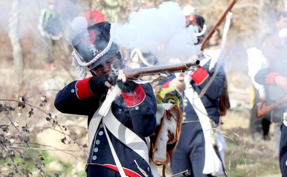 Recreación de la batalla de Turienzo de los Caballeros. 