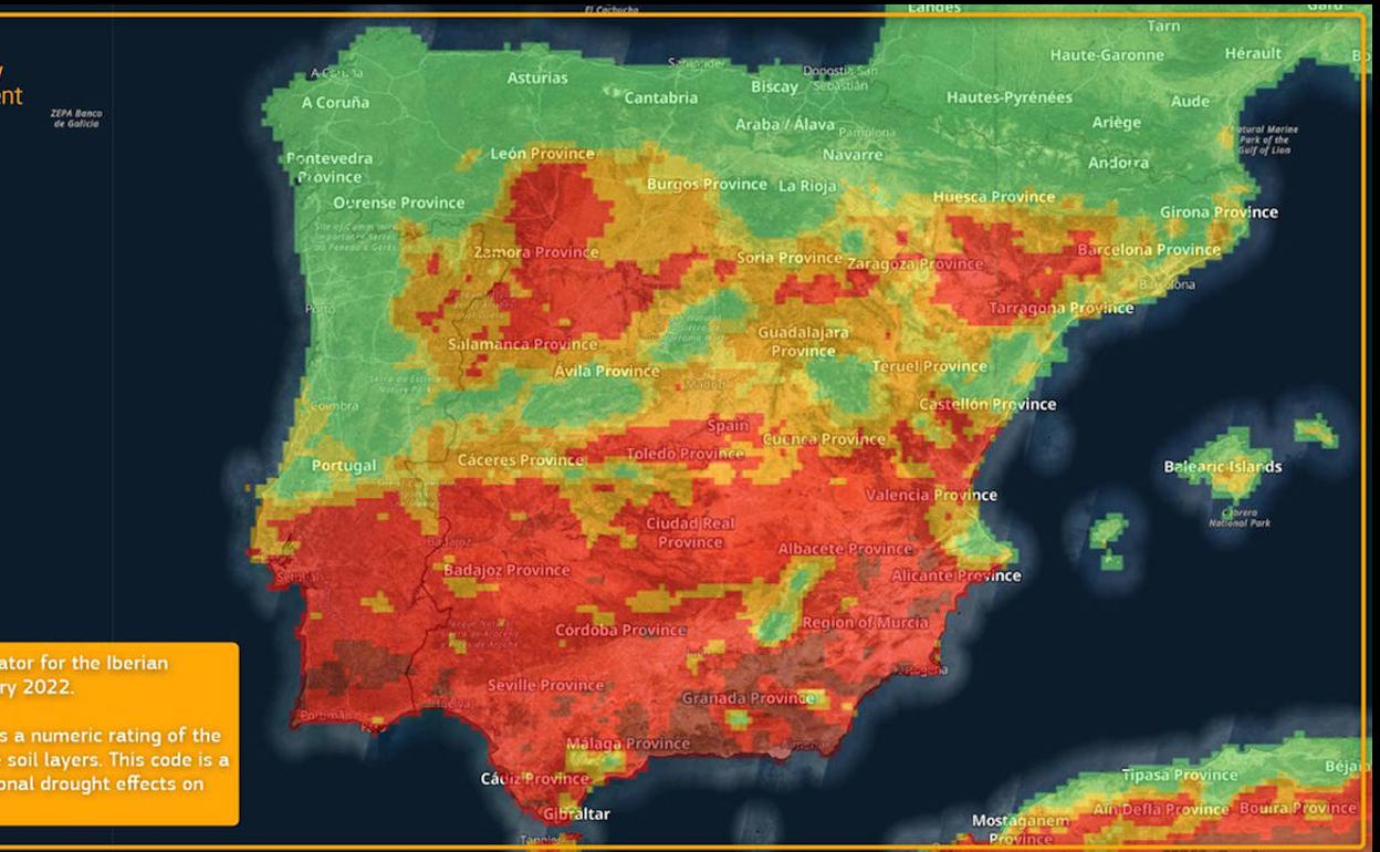 Imagen actual de los satélites de Copernicu