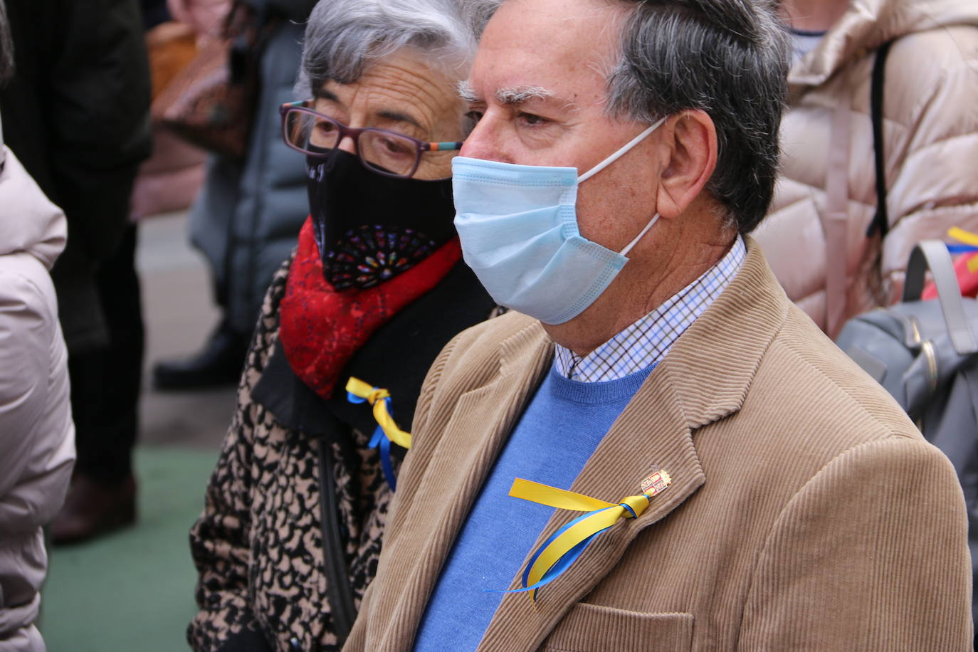 Miles de personas recorren la distancia entre Guzmán y Botines para apoyar al pueblo ucraniano en la guerra que están sufriendo a miles de kilómetros.