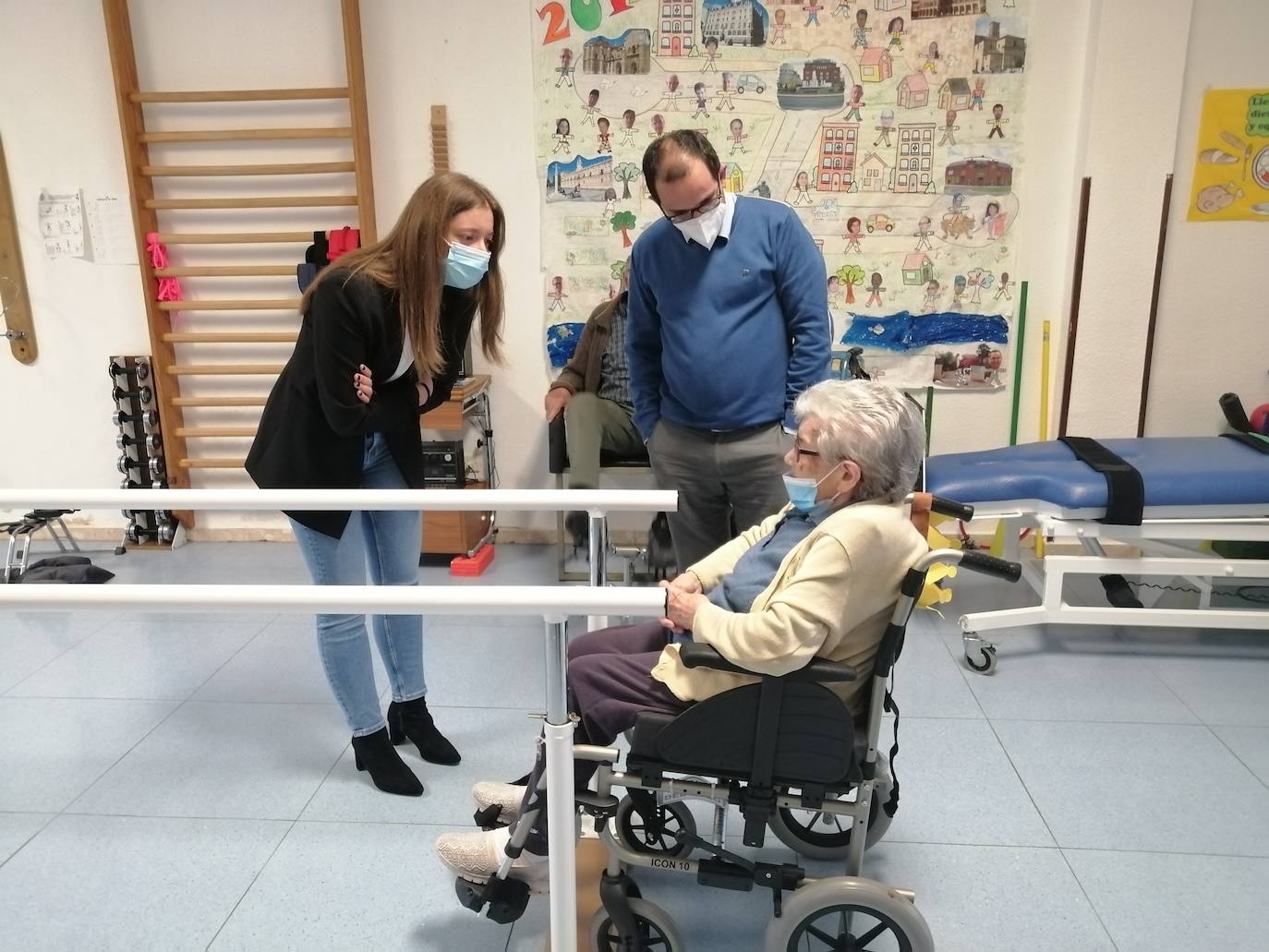 La Junta prevé finalizar en abril las dos nuevas unidades de convivencia de la residencia de mayores de Armunia .