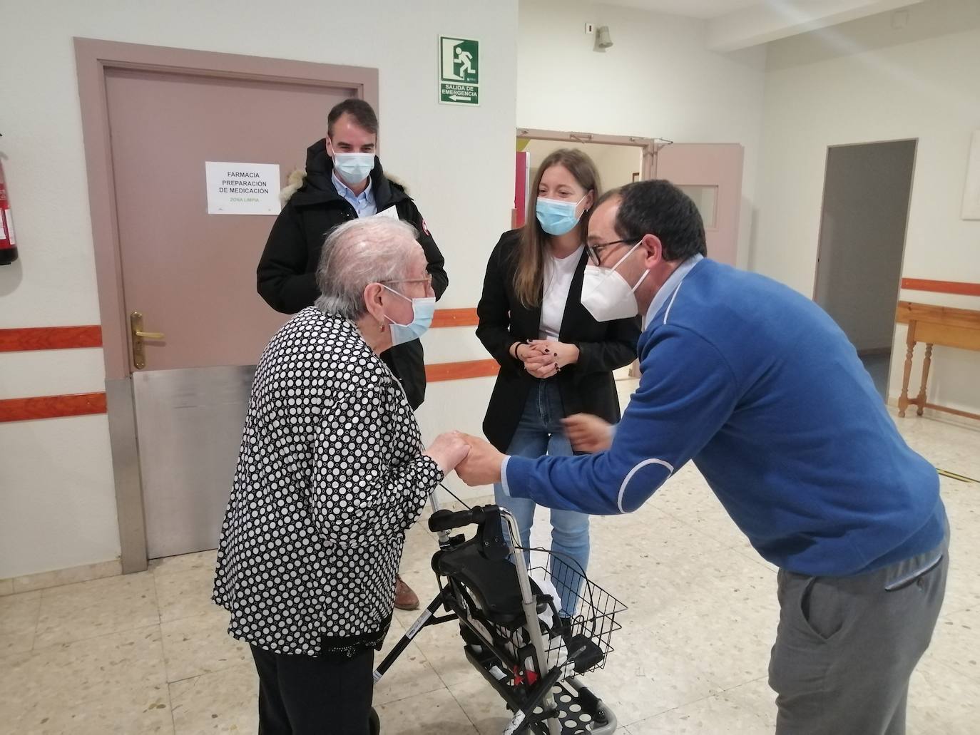 La Junta prevé finalizar en abril las dos nuevas unidades de convivencia de la residencia de mayores de Armunia .