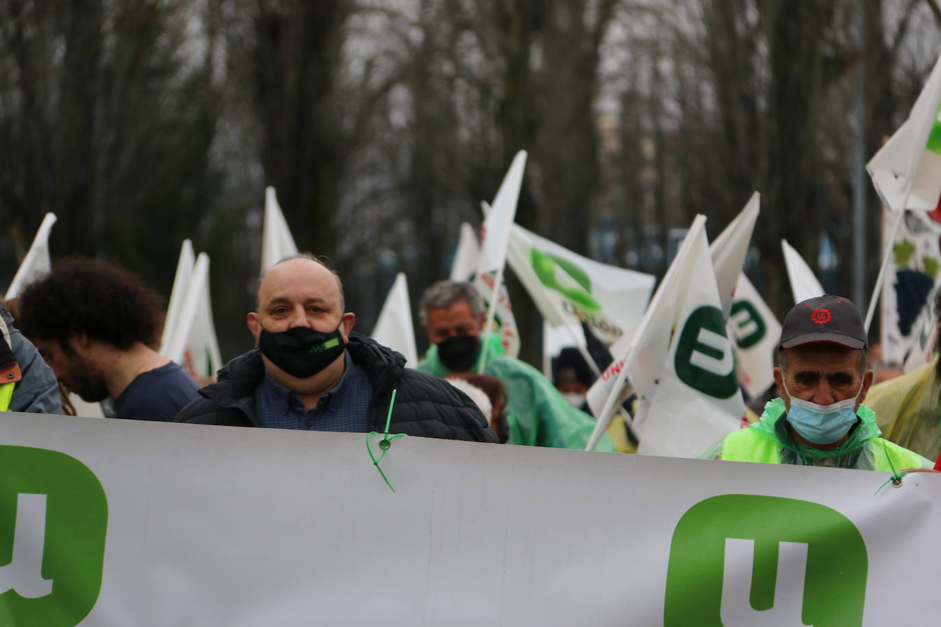 Manifestación de UCCL por las calles de la capital leonesa. 