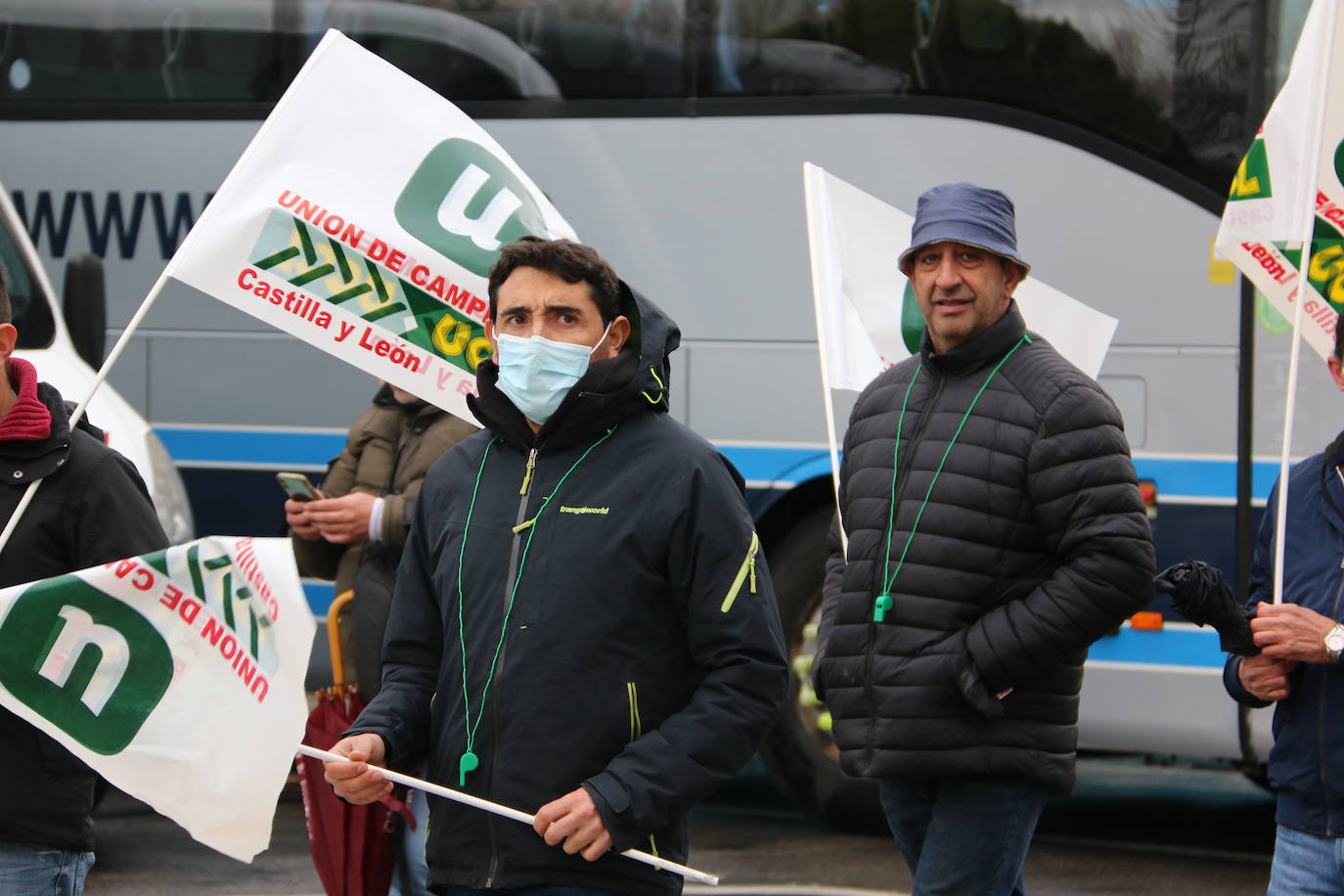 Manifestación de UCCL por las calles de la capital leonesa. 