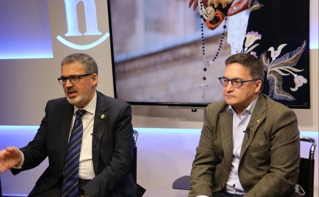 Un instante de la entrevista en leonoticias.