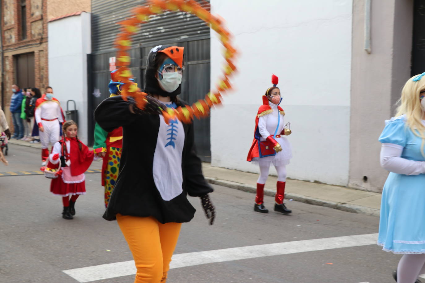 Cabalgata del sábado de Piñata en Astorga.