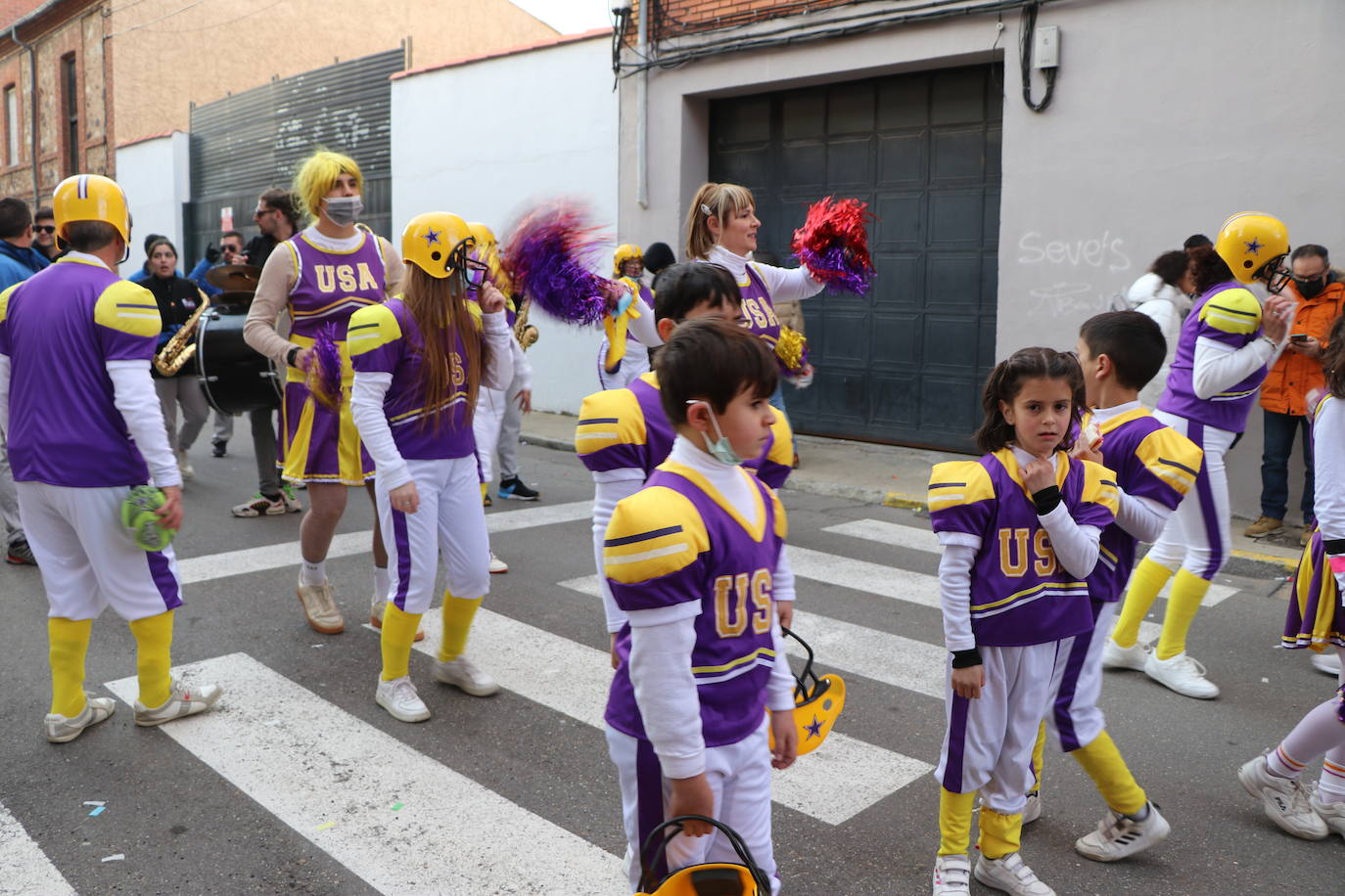 Cabalgata del sábado de Piñata en Astorga.