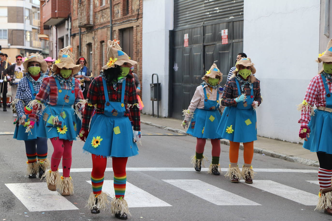 Cabalgata del sábado de Piñata en Astorga.