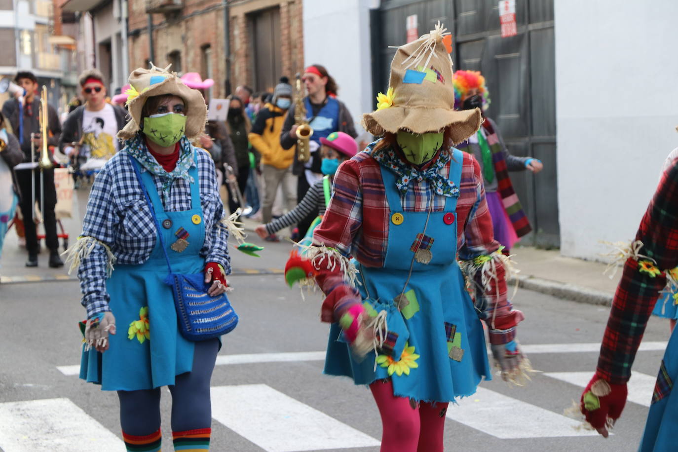 Cabalgata del sábado de Piñata en Astorga.