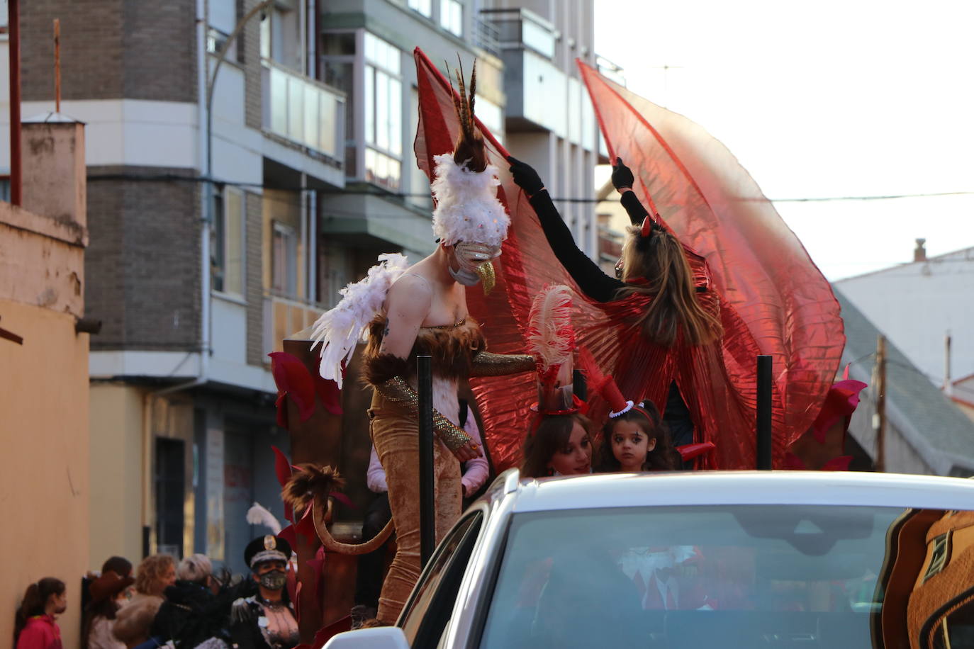 Cabalgata del sábado de Piñata en Astorga.