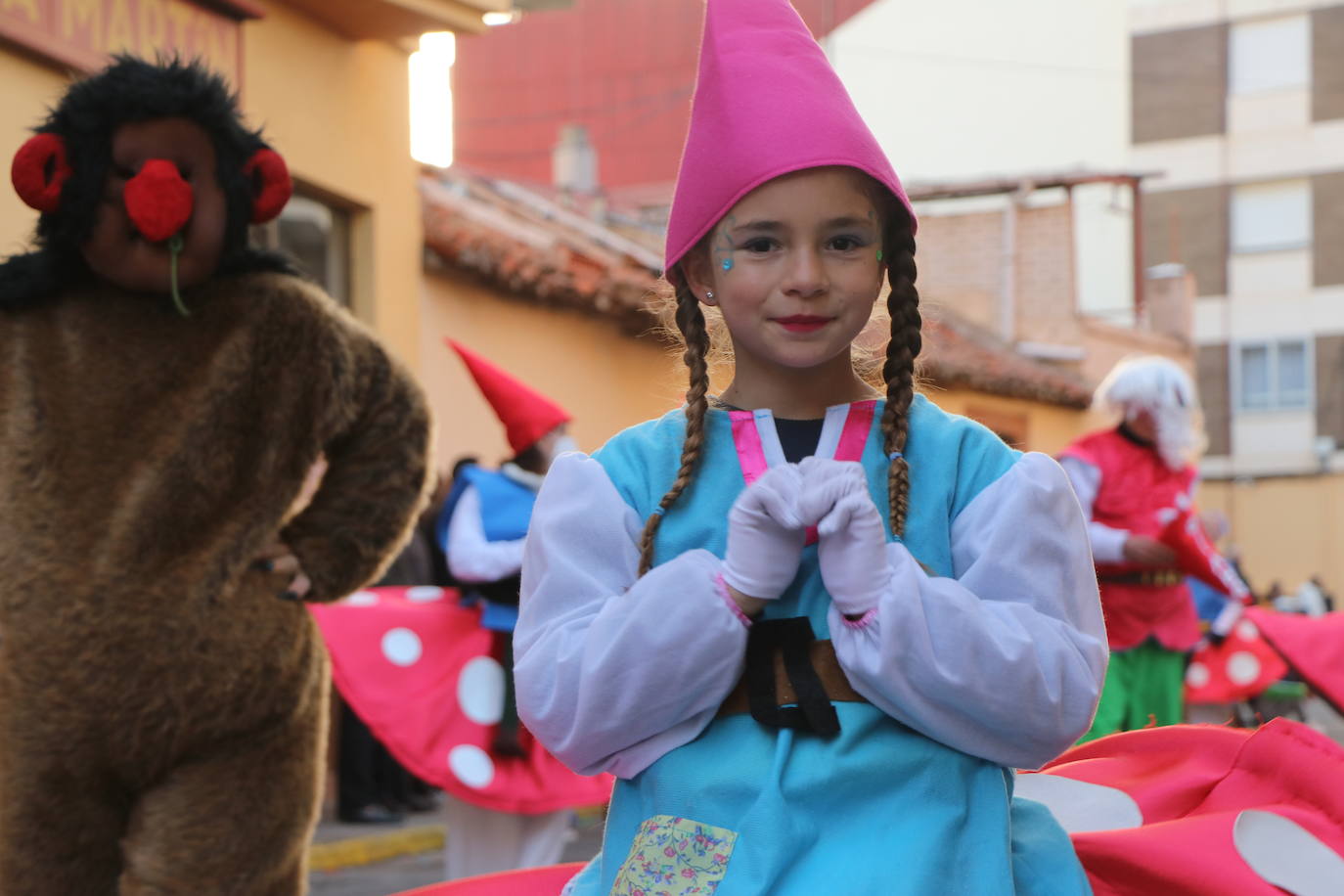 Cabalgata del sábado de Piñata en Astorga.