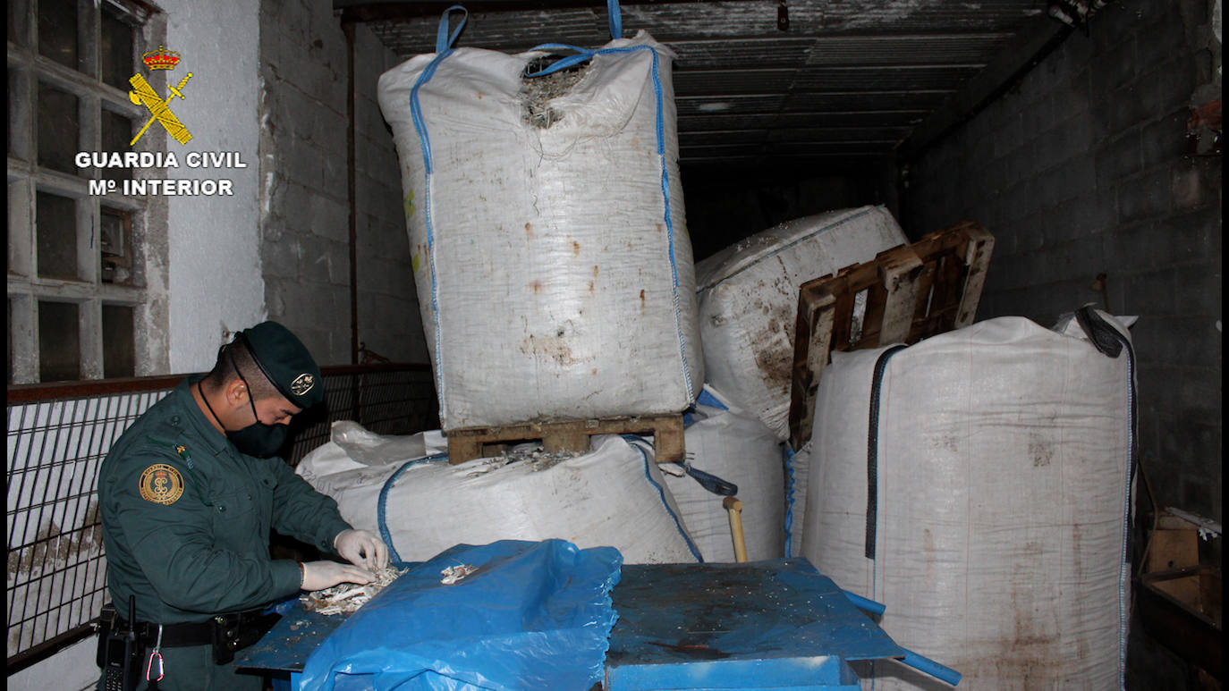 Imagen de la investigación de la Suardia Civil 