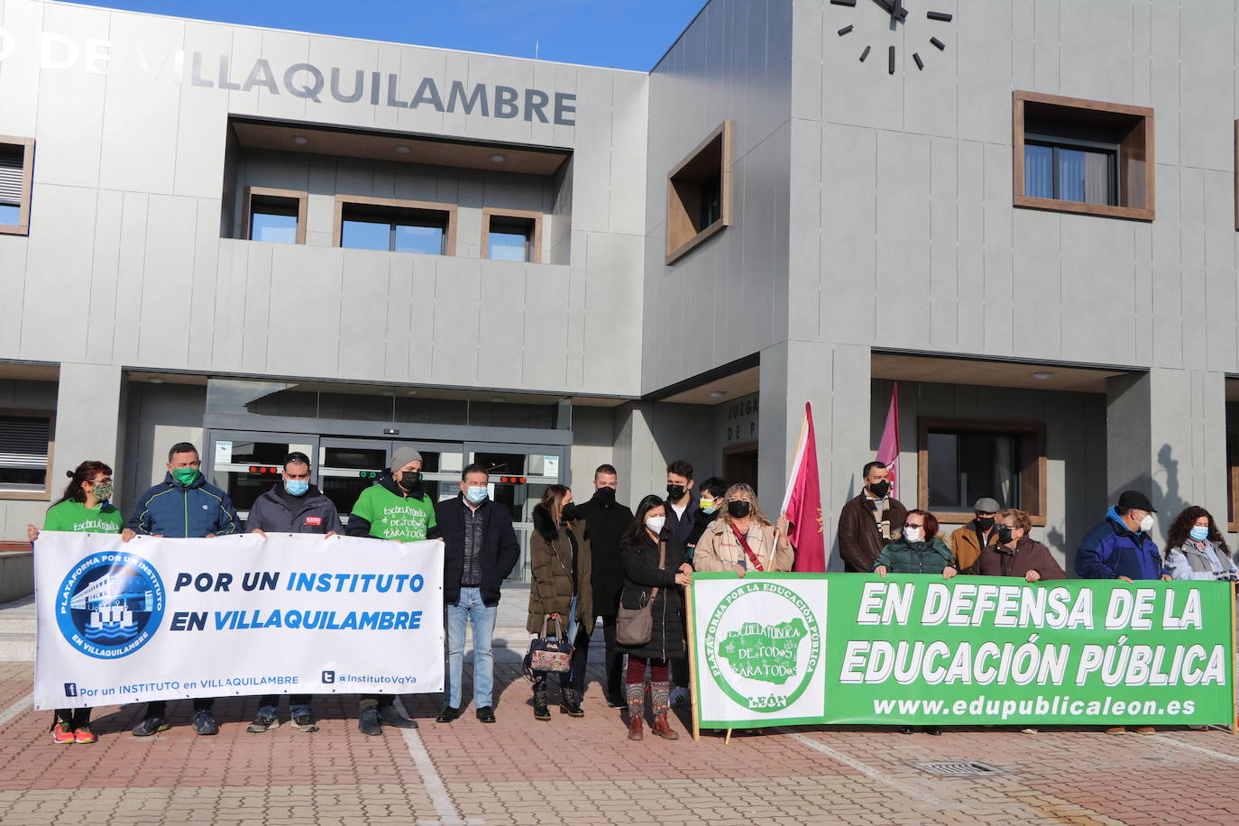 La plataforma Por un instituto en Villaquilambre convoca una nueva concentración de protesta para reclamar esa infraestructura