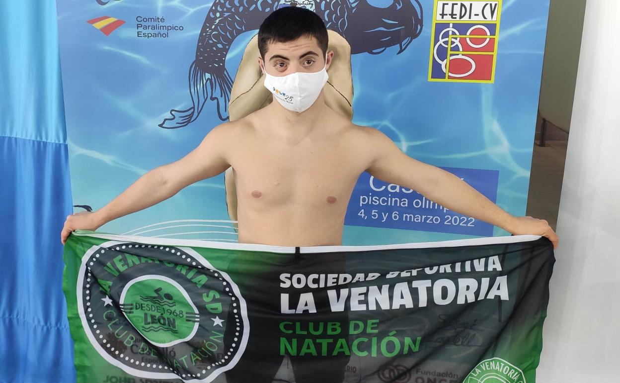 Pablo Rodríguezviajó a Castellón para disputar los Campeonatos de España de Natación Adaptada.