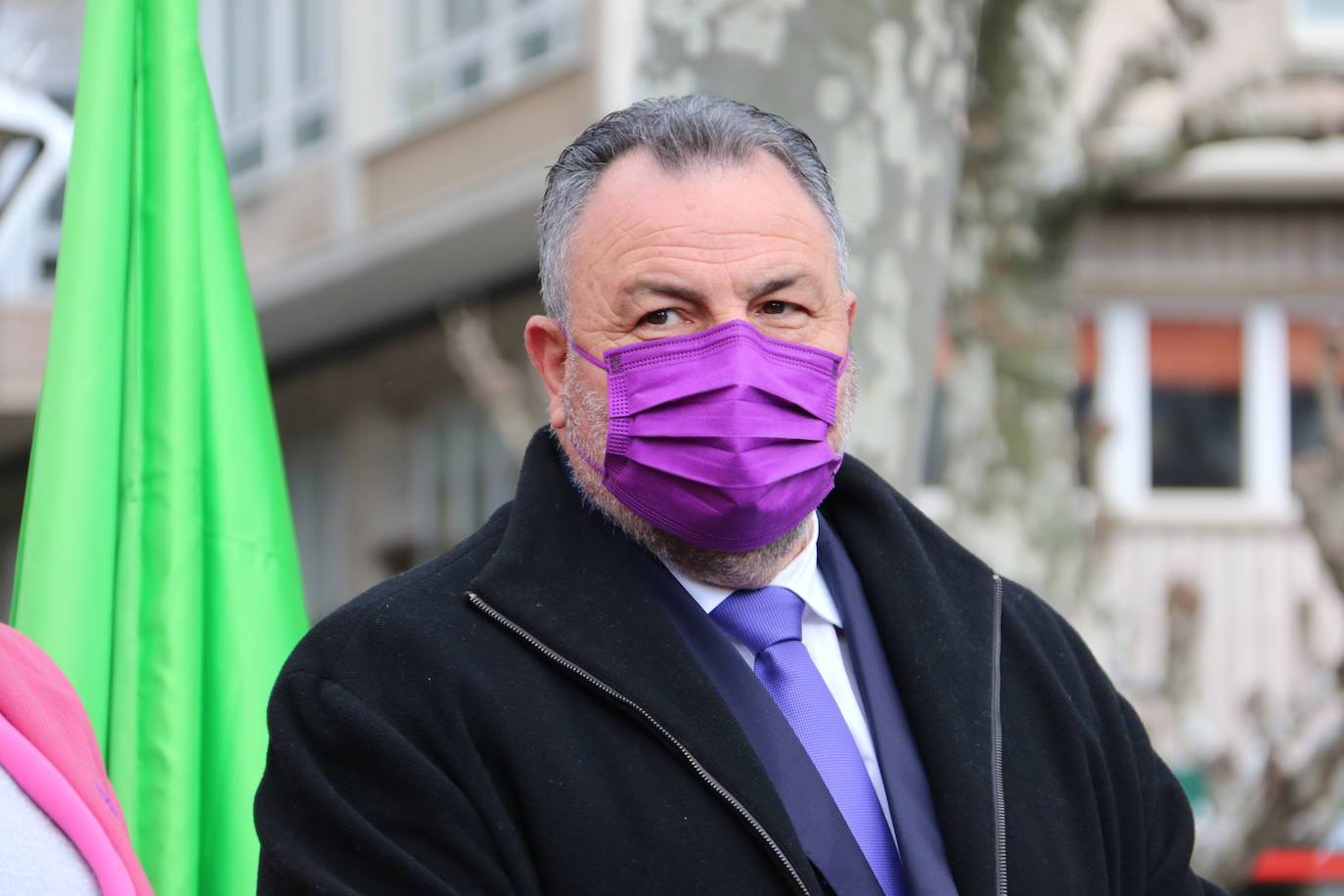 Actos del Día Internacional de la Mujer en la plaza de la Inmaculada de León. 