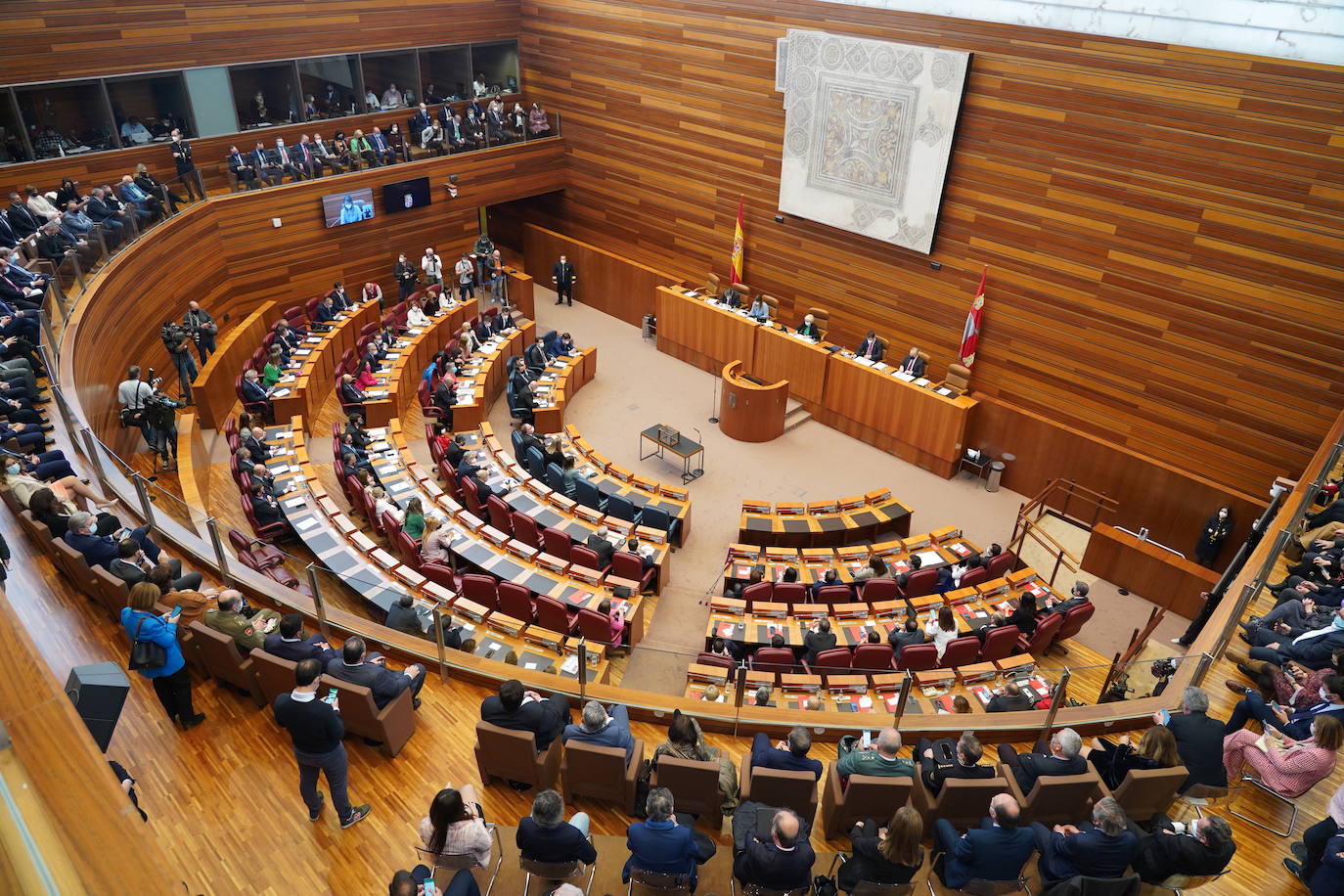 Pleno de constitución de las Cortes de Castilla y León