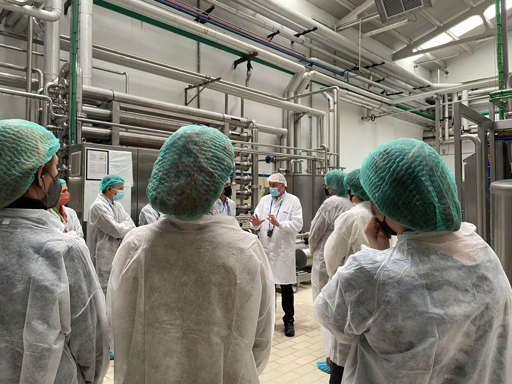 La empresa de lácteos de León ha realizado una visita institucional por su fábrica.