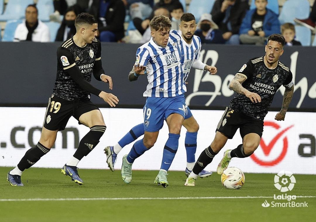 Málaga y Ponferradina firman la tablas en su duelo de la Liga Smartbank.