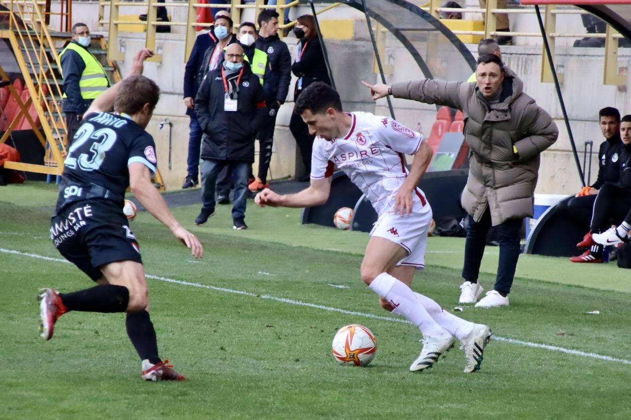 El conjunto leonés se medía a los riojanos en el Reino de León en una nueva jornada de la Primera División RFEF.